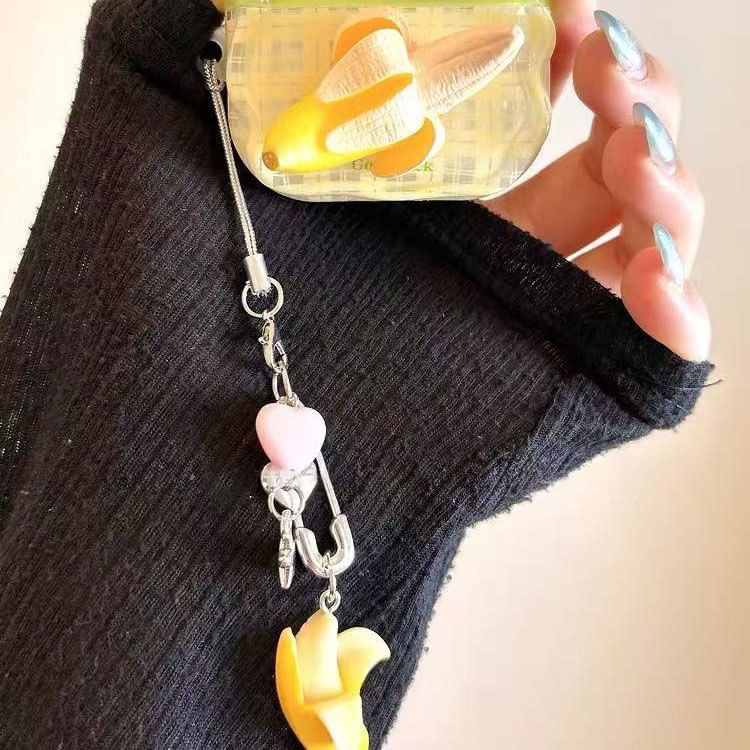 Banana Apple AirPods / Pro Earphone Case Skin / Charm / Set