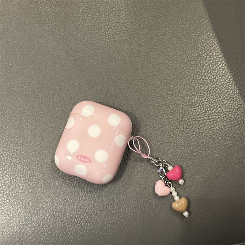 Polka Dot Apple AirPods / Pro Earphone Case Skin / Charm / Set