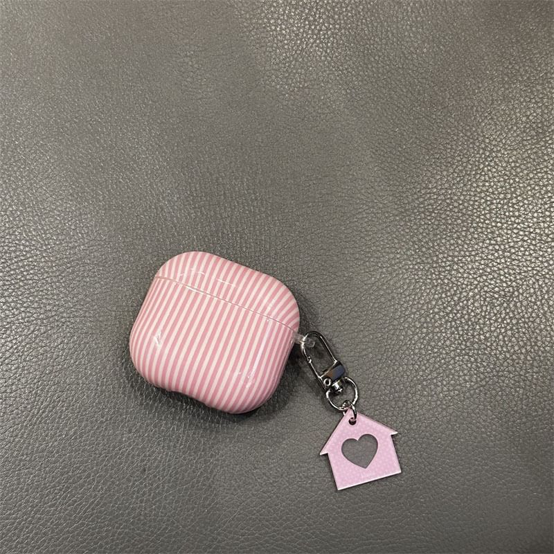 Striped Apple AirPods / Pro Earphone Case Skin / Charm / Set