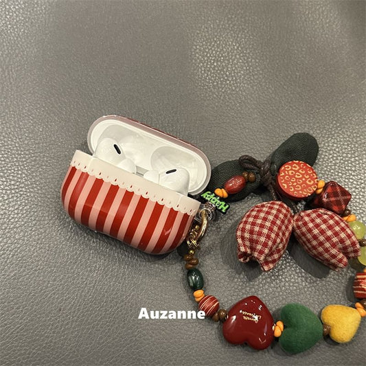 Polka Dot Striped Apple AirPods / Pro Earphone Case Skin / Strap / Set