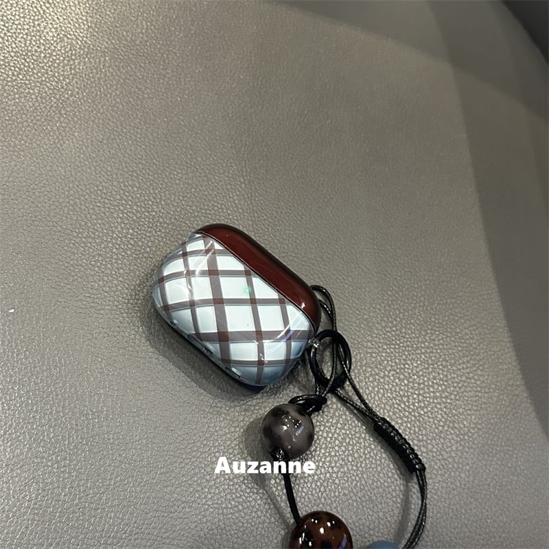 Plaid Apple AirPods / Pro Earphone Case Skin / Strap / Set