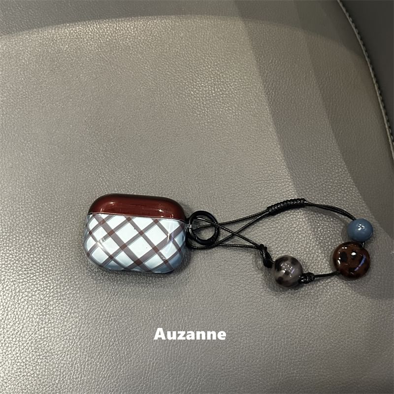 Plaid Apple AirPods / Pro Earphone Case Skin / Strap / Set