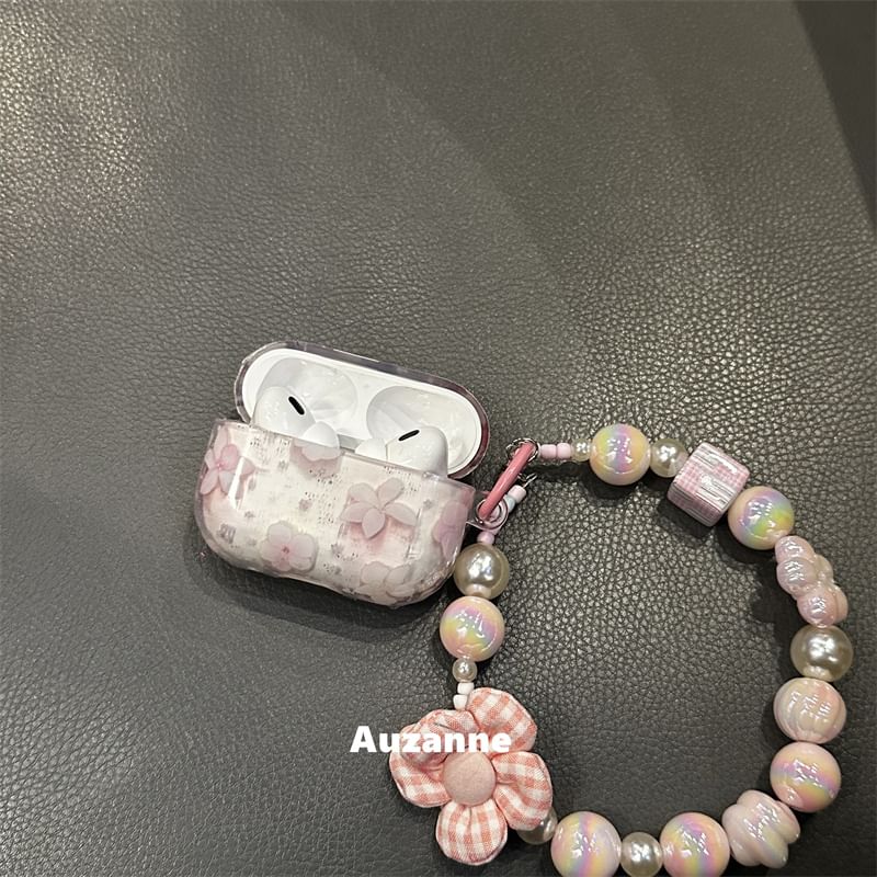 Floral Apple AirPods / Pro Earphone Case Skin / Strap / Set