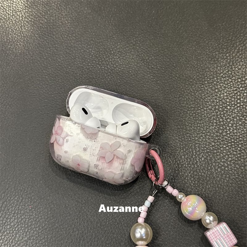 Floral Apple AirPods / Pro Earphone Case Skin / Strap / Set
