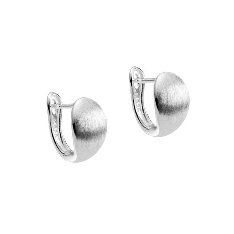 Oval Alloy Stud Earring