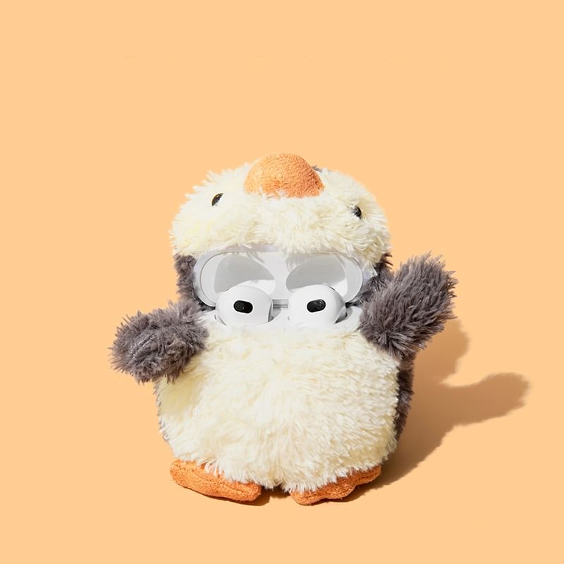 Penguin Chenille Apple AirPods / Pro Earphone Case Skin (Various Designs)