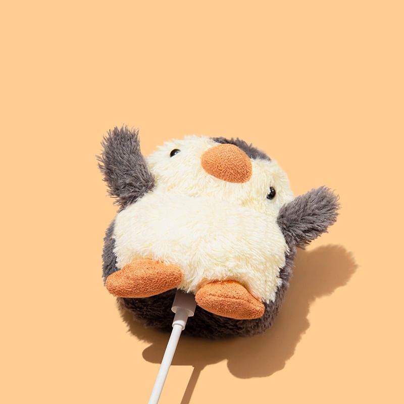 Penguin Chenille Apple AirPods / Pro Earphone Case Skin (Various Designs)