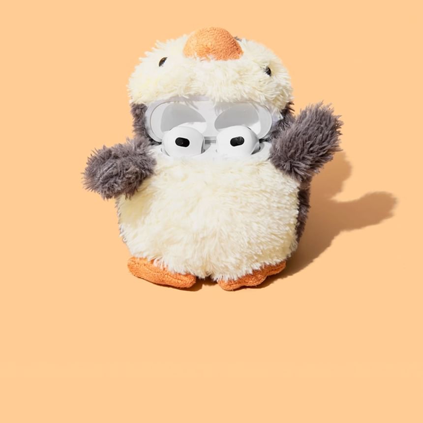 Penguin Chenille Apple AirPods / Pro Earphone Case Skin (Various Designs)