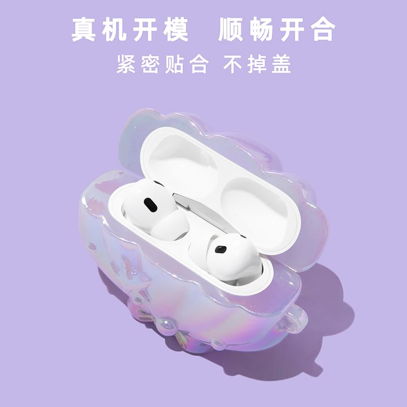 Shell Apple AirPods / Pro Earphone Case Skin / Charm / Set