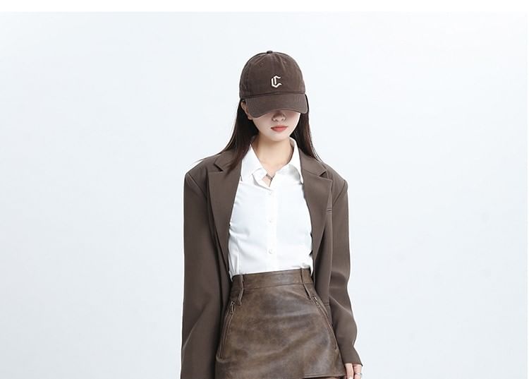 Elevated Faux Leather Mini Skirt