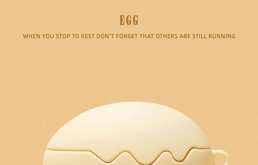 Egg Apple AirPods / Pro Earphone Case Skin / Charm / Set