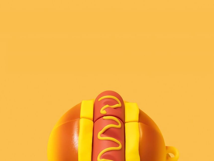 Hot Dog Apple AirPods / Pro Earphone Case Skin