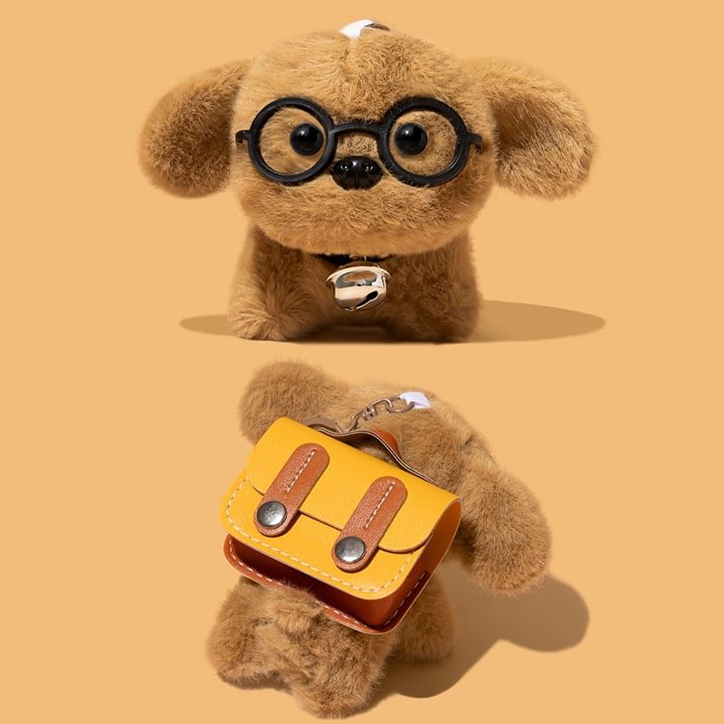 Dog / Dog with Bell Chenille Apple AirPods / Pro Earphone Case Skin