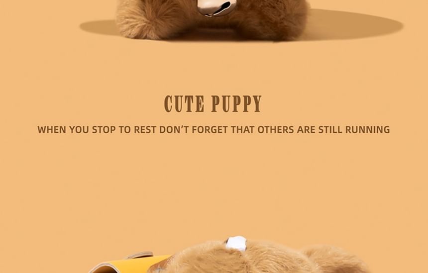 Dog / Dog with Bell Chenille Apple AirPods / Pro Earphone Case Skin