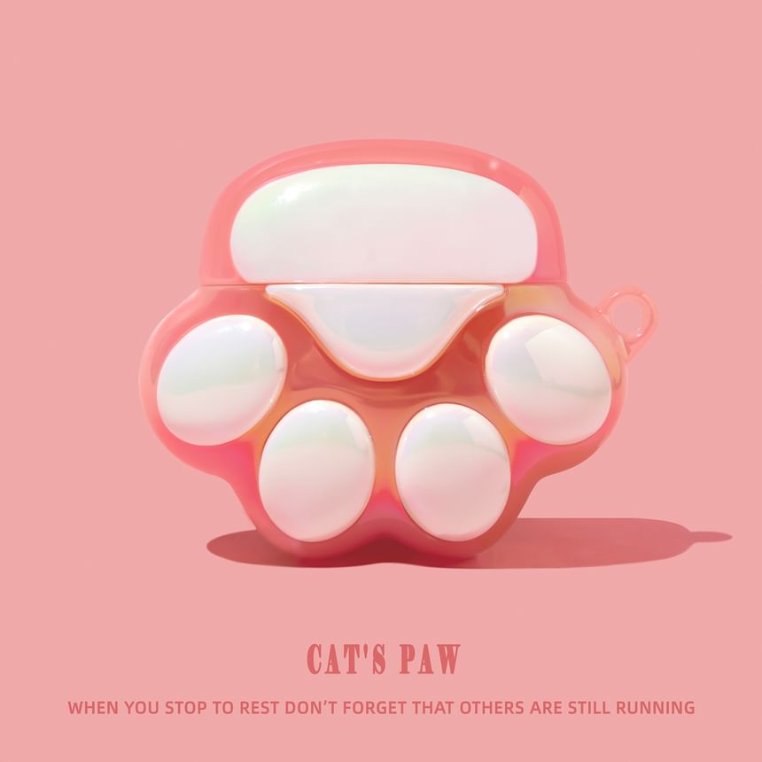 Cat Paw Apple AirPods / Pro Earphone Case Skin / Charm / Set