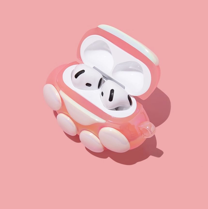 Cat Paw Apple AirPods / Pro Earphone Case Skin / Charm / Set