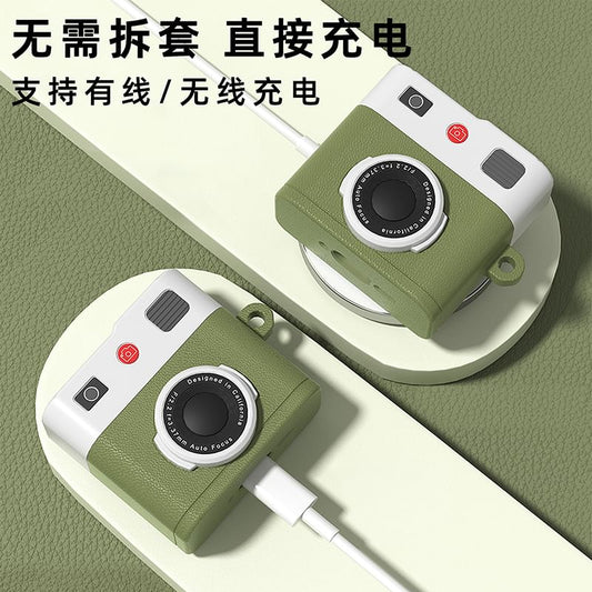 Vintage Camera Apple AirPods / Pro Earphone Case Skin / Strap / Set