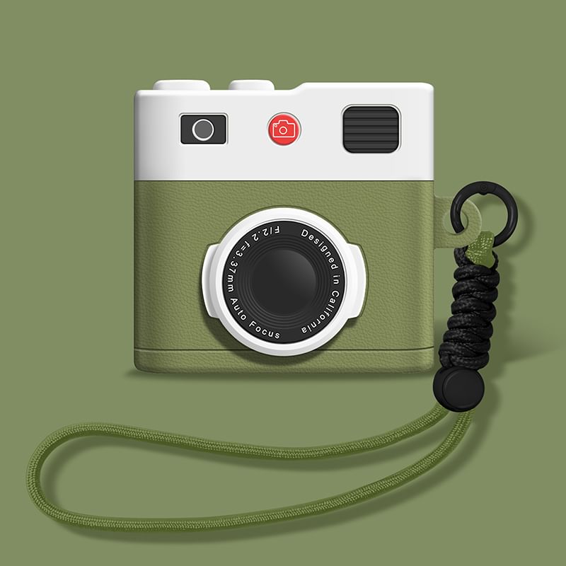 Vintage Camera Apple AirPods / Pro Earphone Case Skin / Strap / Set