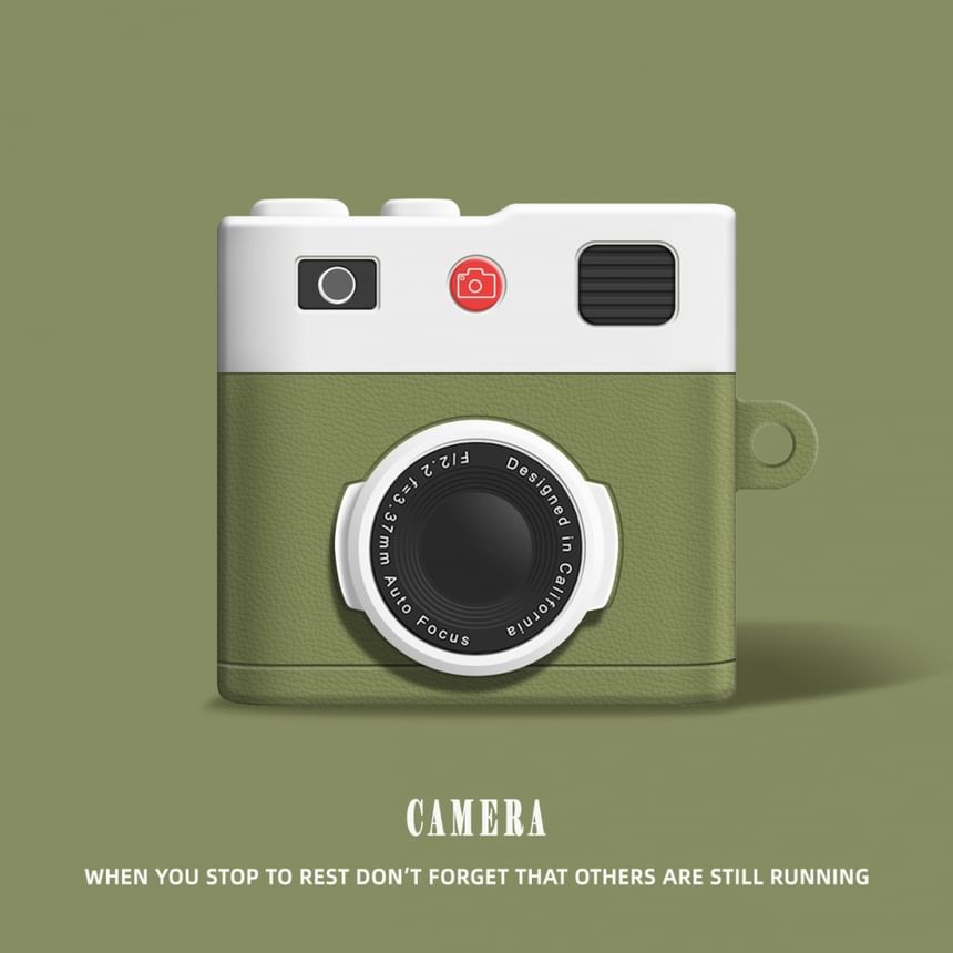 Vintage Camera Apple AirPods / Pro Earphone Case Skin / Strap / Set