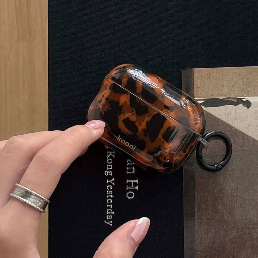 Leopard Print Apple AirPods / Pro Earphone Case Skin