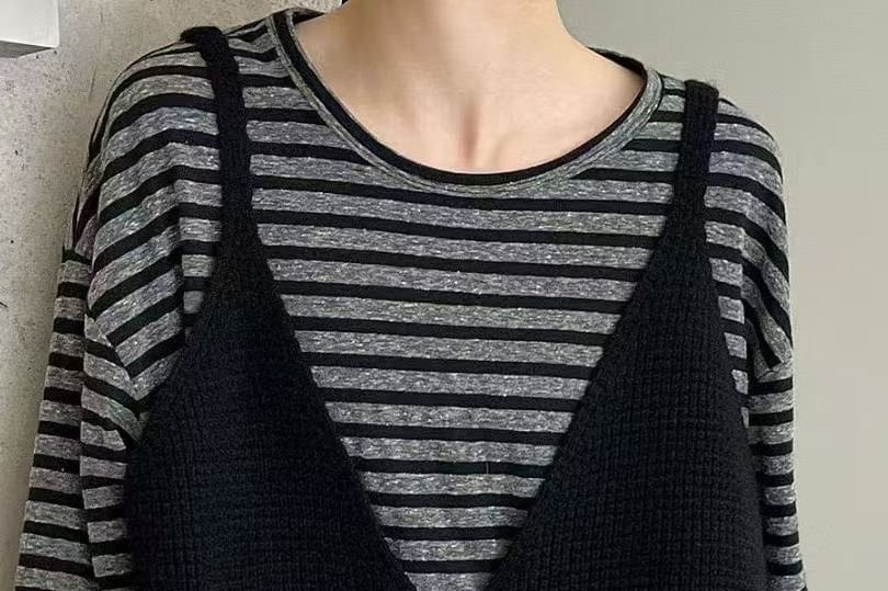 V Neck Knitted Cami Tank Top