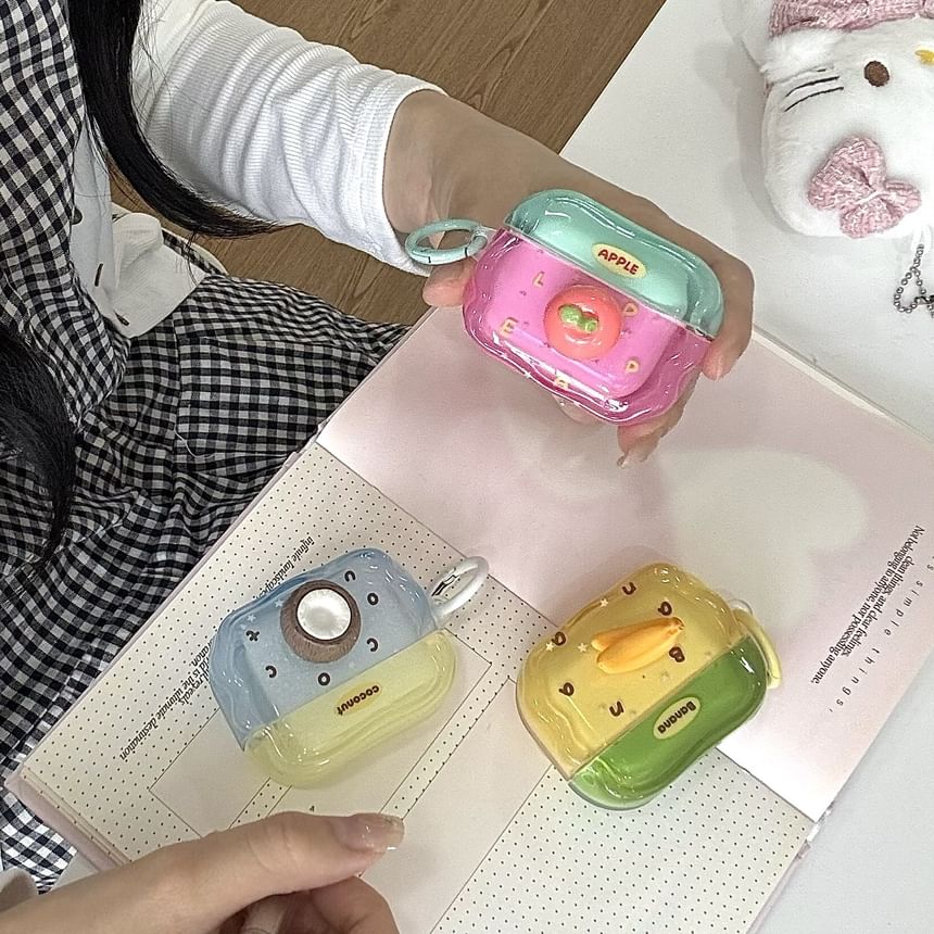 3D Fruit Apple AirPods / Pro Earphone Case Skin (Various Designs)