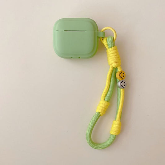 Plain Apple AirPods / Pro Earphone Case Skin with Strap