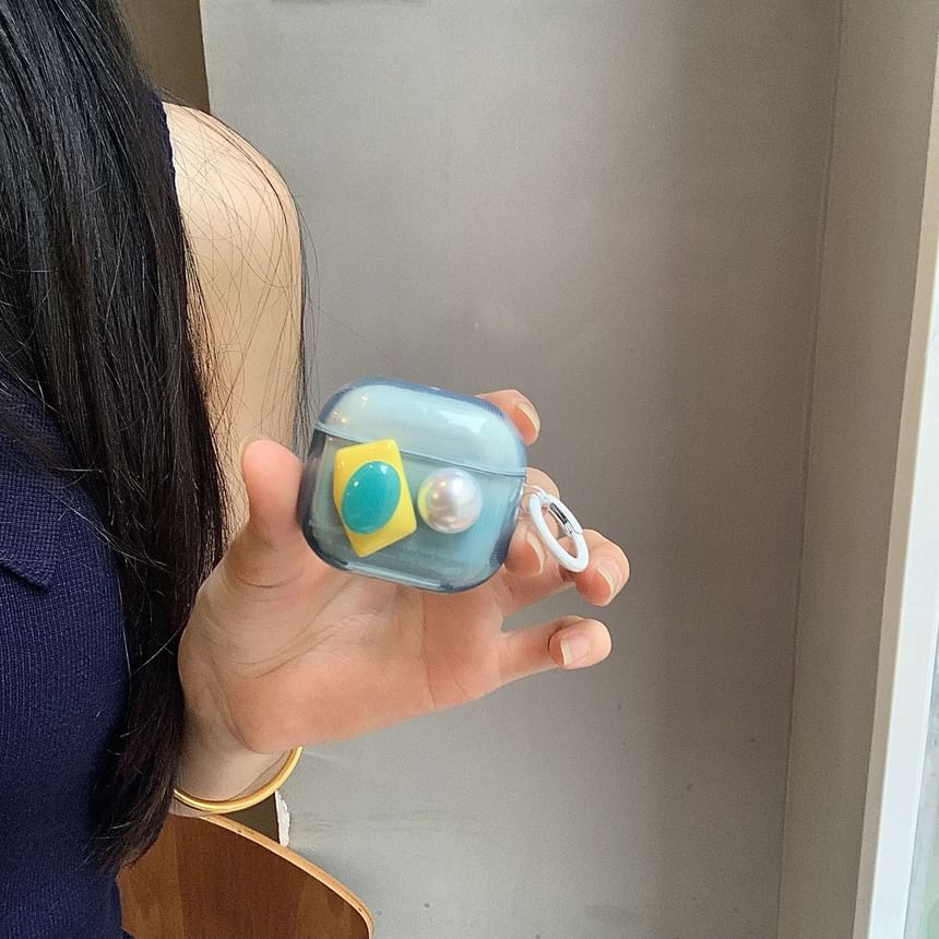 Faux Gemstone Faux Pearl Apple AirPods / Pro Earphone Case Skin / Strap / Set