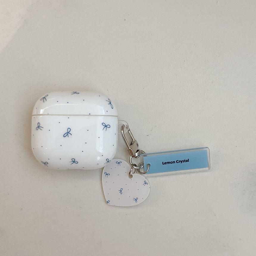 Bow Apple AirPods / Pro Earphone Case Skin / Charm / Set