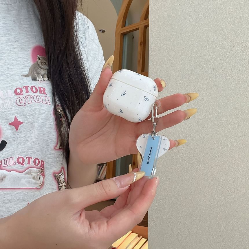 Bow Apple AirPods / Pro Earphone Case Skin / Charm / Set