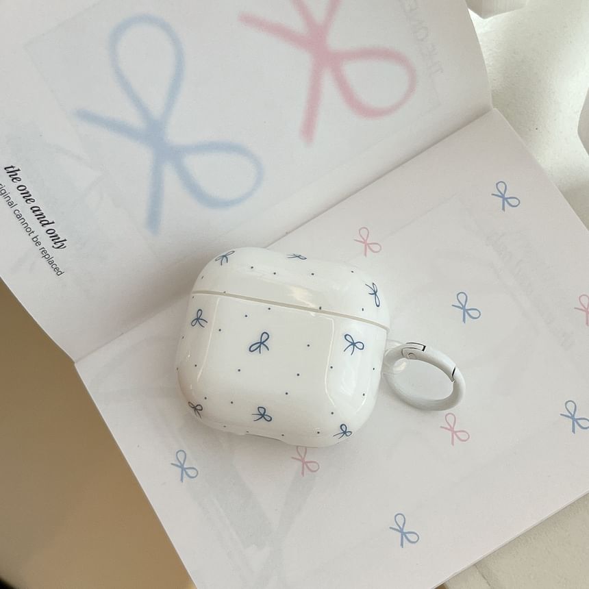 Bow Apple AirPods / Pro Earphone Case Skin / Charm / Set
