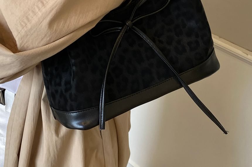 Leopard Print Shoulder Bag