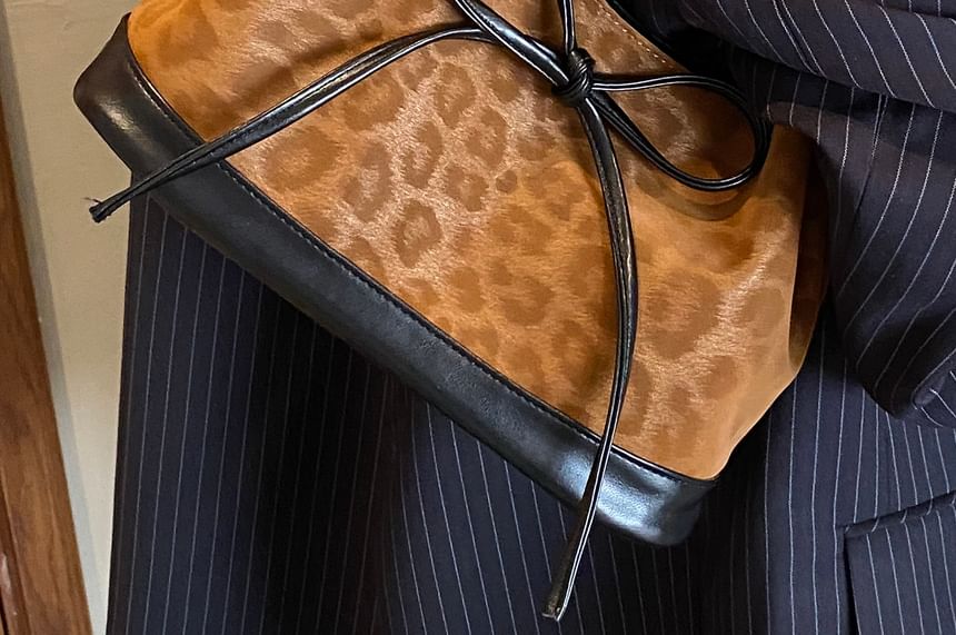 Leopard Print Shoulder Bag