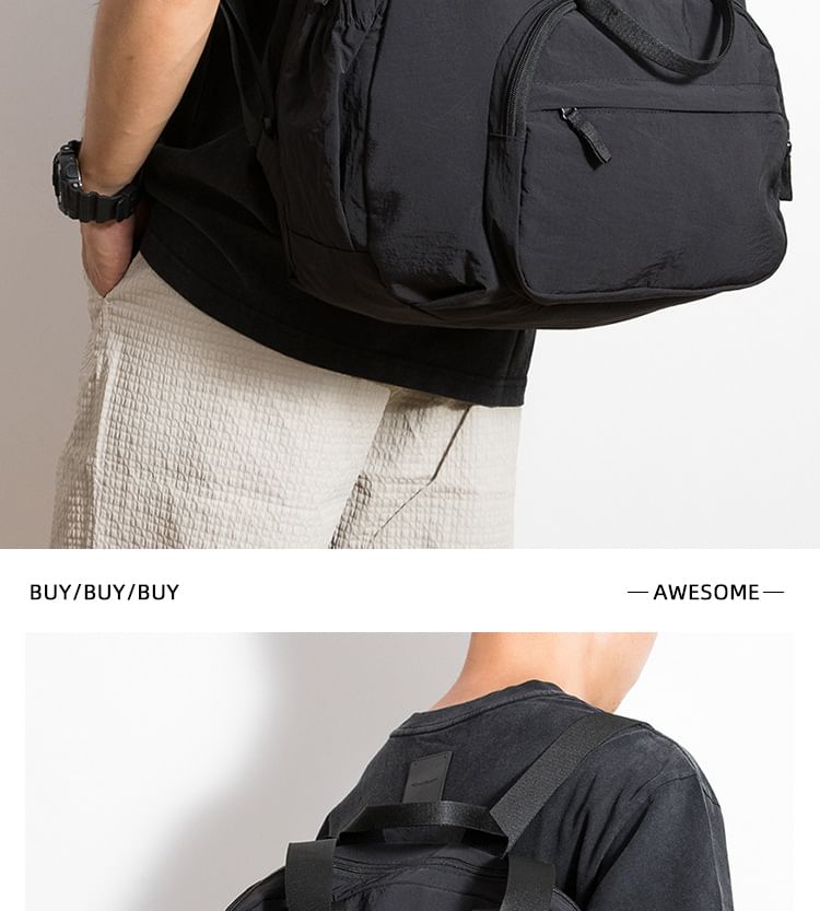 Plain Canvas Backpack