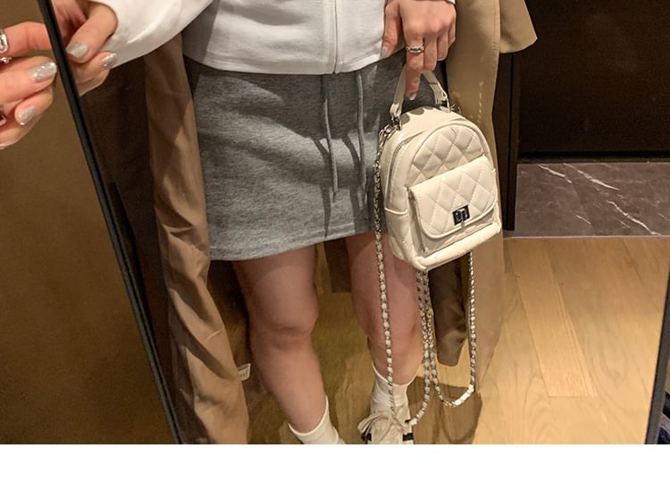Zip-Up Cropped Hoodie in Solid Color