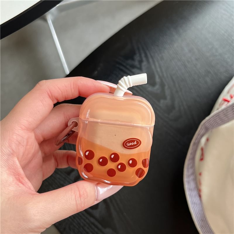 Bubble Tea Apple AirPods / Pro Earphone Case Skin / Charm / Set