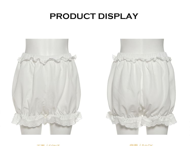 Square-Neck Crop Top with Elbow Sleeves and High-Waist Plain Maxi A-Line Skirt and Undershorts