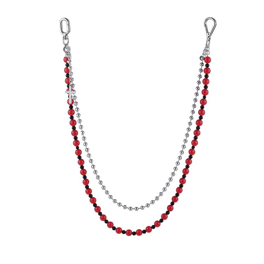 Stainless Steel Beaded Pants Chain (Various Designs)
