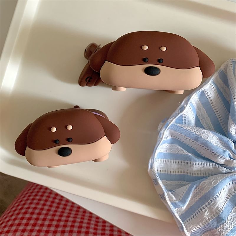 Dog Apple AirPods / Pro Earphone Case Skin with Charm