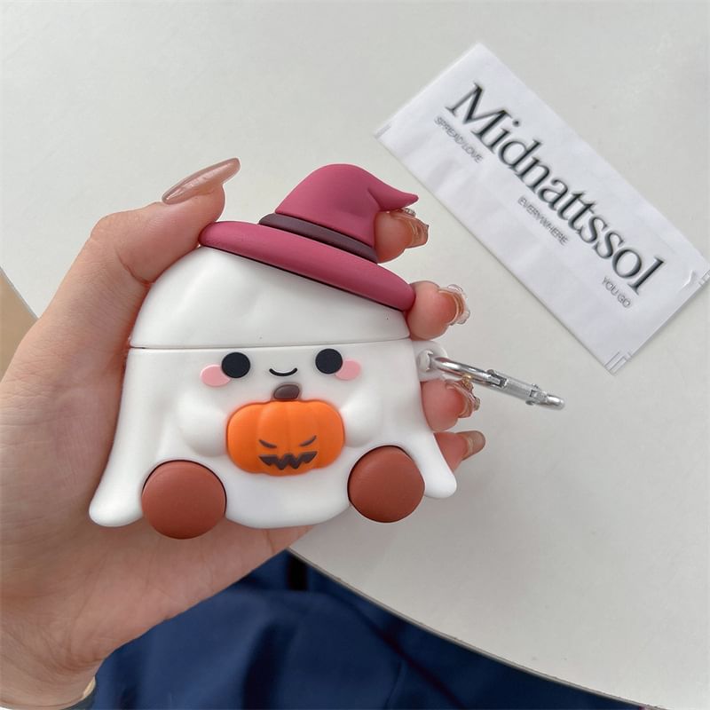 Halloween Pumpkin Ghost Apple AirPods / Pro Earphone Case Skin