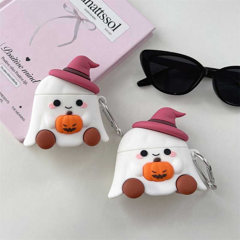 Halloween Pumpkin Ghost Apple AirPods / Pro Earphone Case Skin