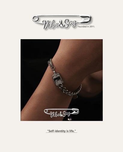 Stainless Steel Rhinestone Chain Bracelet