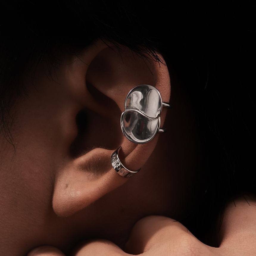 Stainless Steel Glossy Ear Cuff