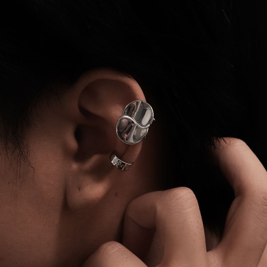 Stainless Steel Glossy Ear Cuff