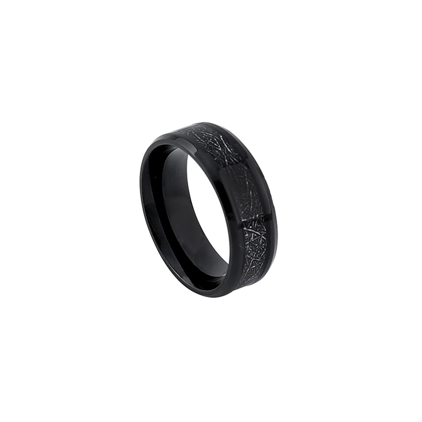 Stainless Steel Textured Ring