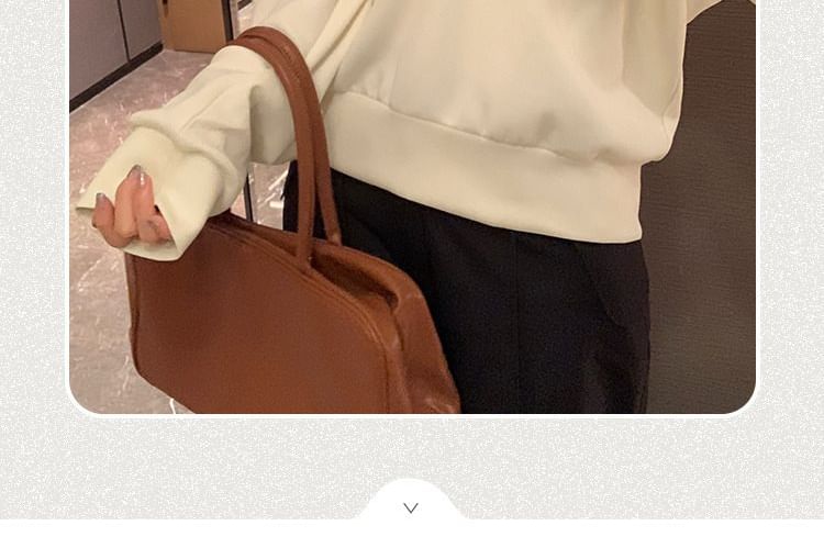 Drawstring Hoodie with V-Neckline