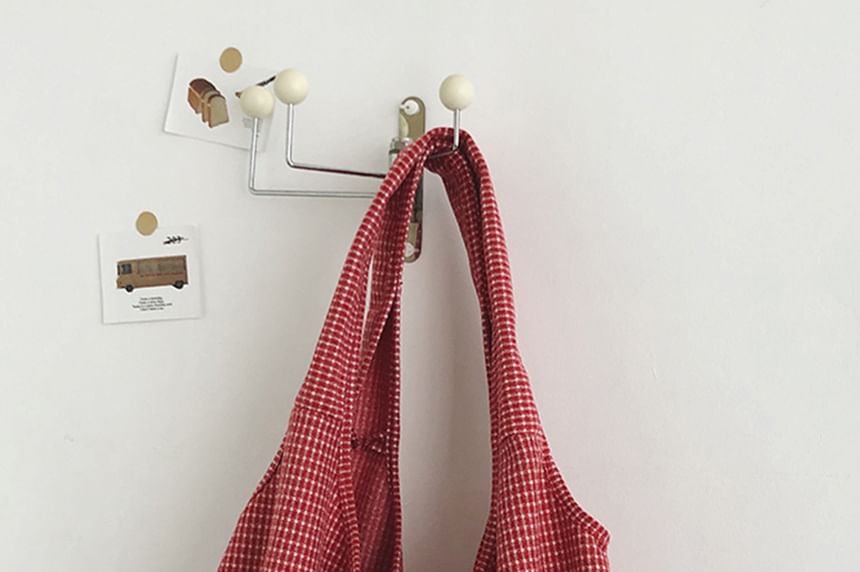 Plaid Fabric Tote Bag