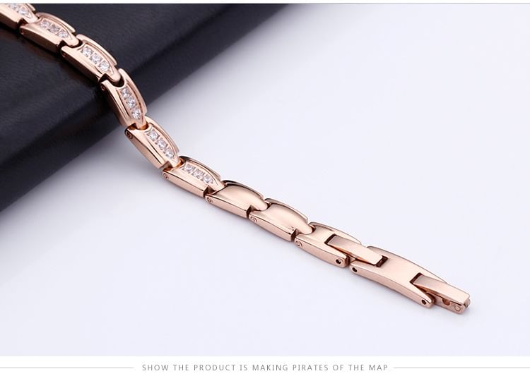 Rhinestone Chain Bracelet