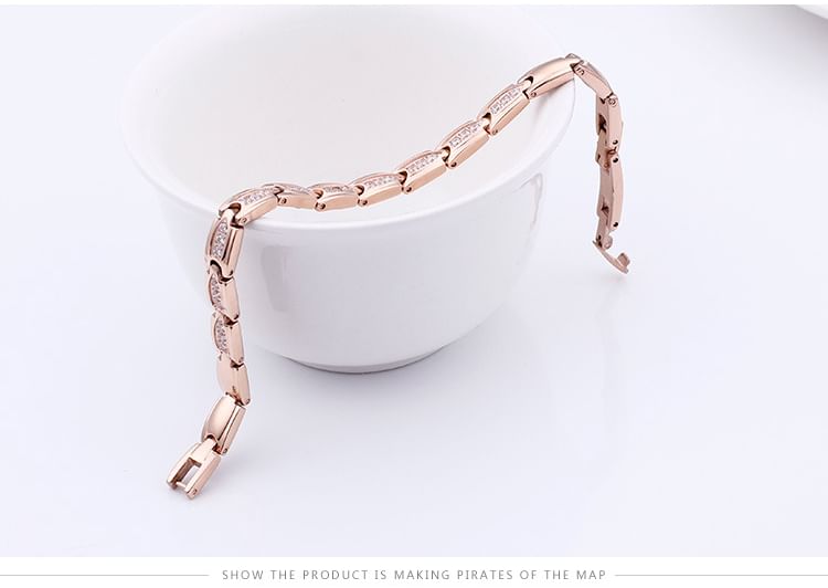 Rhinestone Chain Bracelet