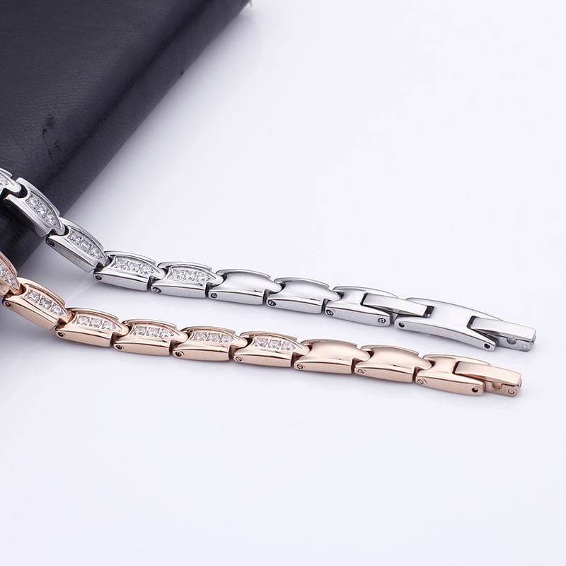 Rhinestone Chain Bracelet